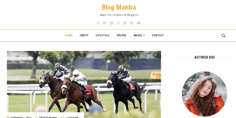 blogmantra free wordpress blog themes