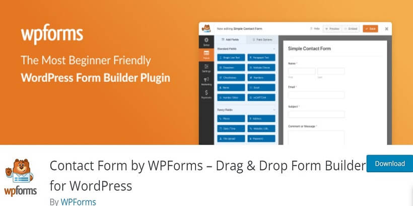 Contact-Form-by-WPForms-best-free-contact-form-plugins