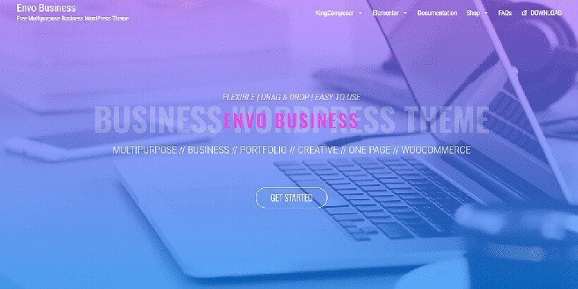 envo business free wordpress business themes
