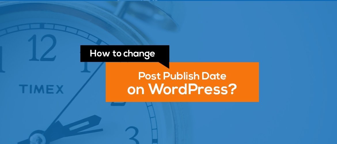 How to change published date in wordpress