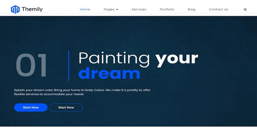 Themily-Free-Wall-Painting-WordPress-Theme