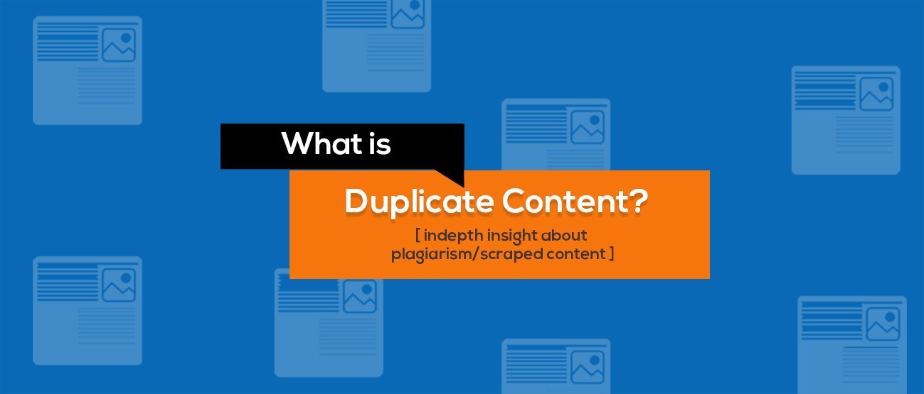 what is duplicate Content on Website