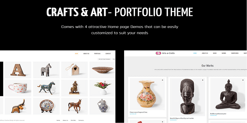 Crafts& Arts-Best WordPress-Interior-Design-Themes