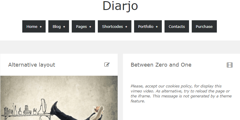 Diarjo-free-wordpress-minimal-theme