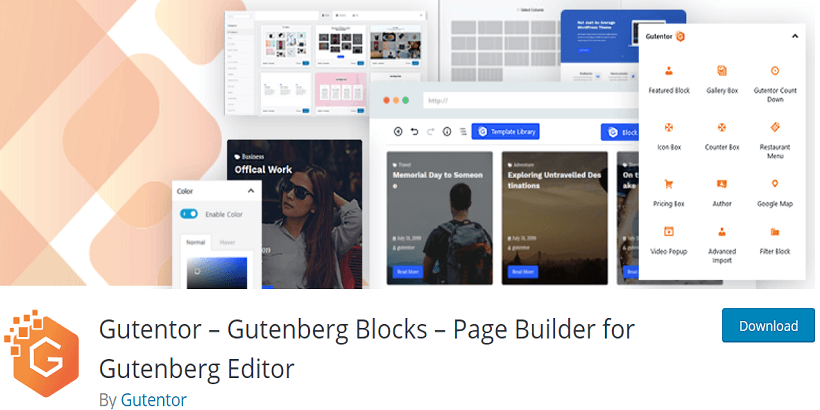 Gutentor-Gutenberg-Blocks-Page-Builder-for-Gutenberg-Editor-Top-10-Bug-Free-Plugins-For-WordPress-Themes