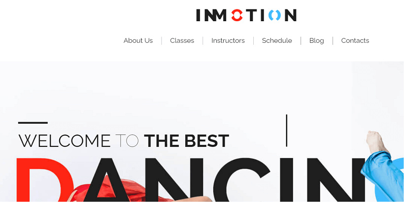 Inmotion-best-wordpress-theme-for-dance-studios