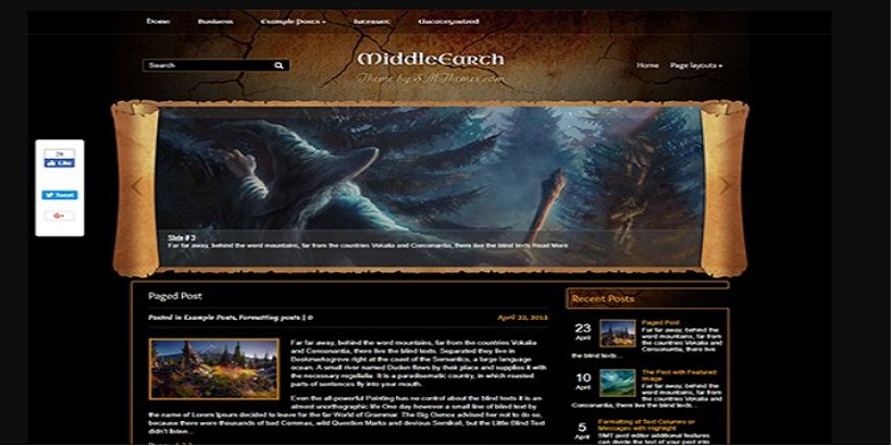 MiddleEarth-best-wordpress-theme-for-gaming-sites