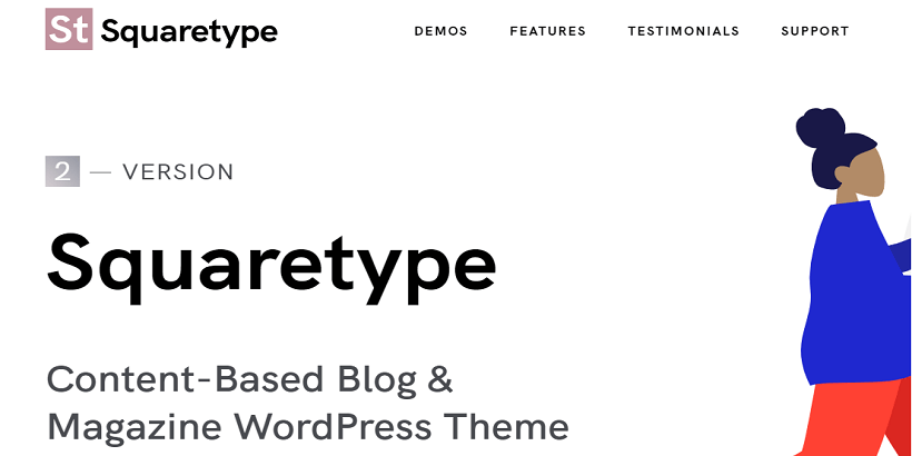 Squaretype-Best-WordPress-theme for-parenting-blog